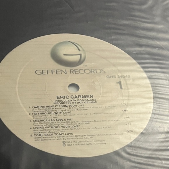 Eric Carmen ( Maybe My Baby ) 1984 US 1st Pressing LP Vinyl Record . - Picture 5 of 7